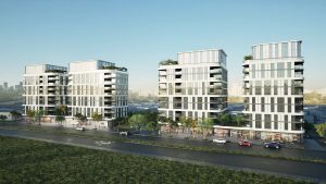 הדמיית הפרויקט ברמת גן. קרדיט: מילוסלבסקי אדריכלים