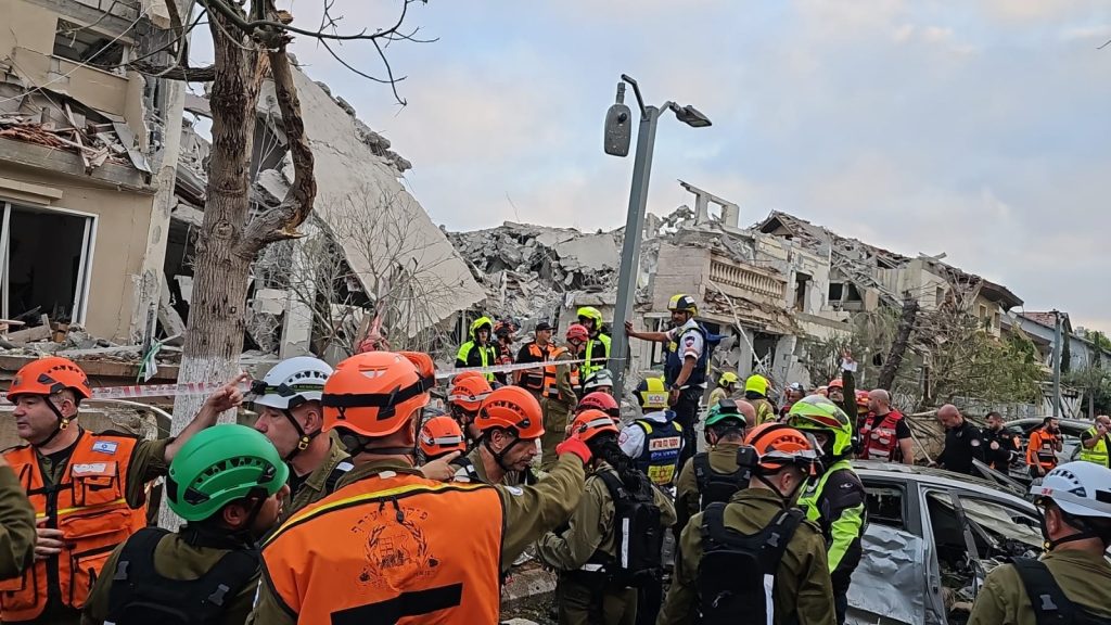 זירת ההרס בראשון לציון