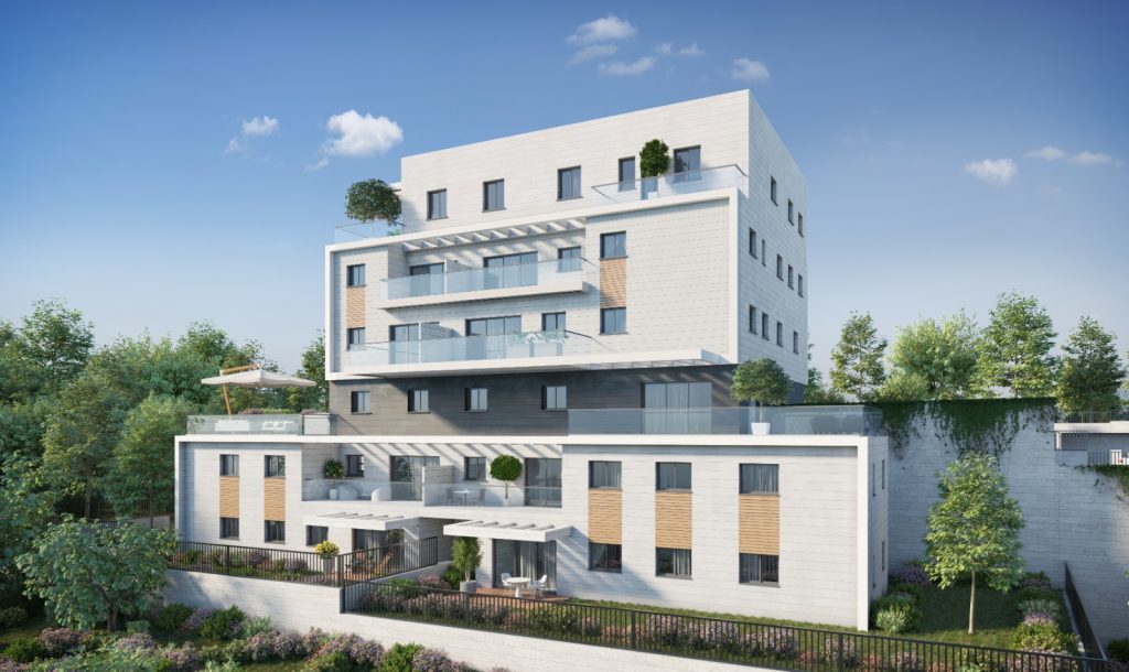 פרויקט רמת אדרת בבניית קבוצת רם אדרת באריאל. הדמיה: אול אין