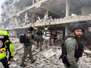 זירת הנפילה במרכז. קרדיט: מד"א