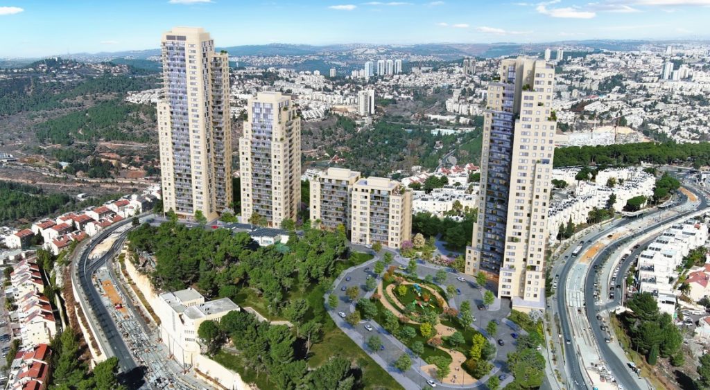 סטודיו evolve media וחברת צ.פ; בתמונה - פרויקט פינוי בינוי, מתחם תירוש בשכונת גילה בירושלים