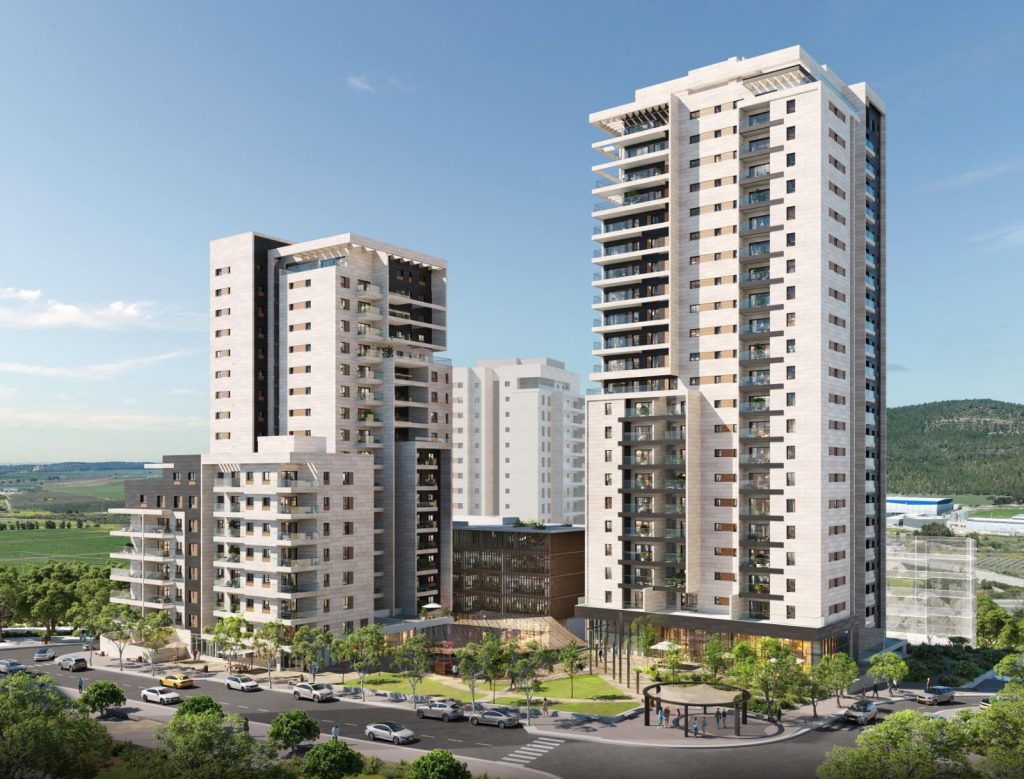 מתחם ביאליק בבית שמש של קבוצת נתיב וישראקפ קרנד. קרדיט: OLIN