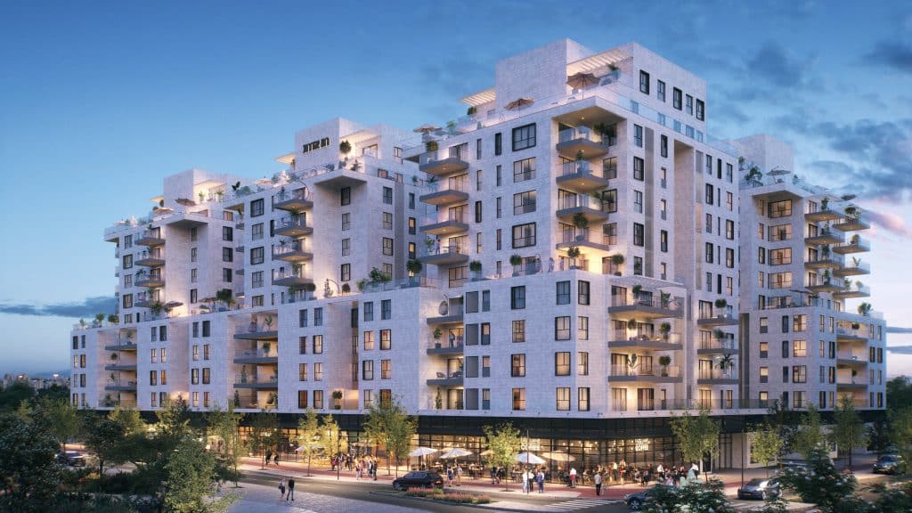 אדרת ברובע הבינלאומי לוד, ניר צבי. הדמיה: 3DIVISION-min