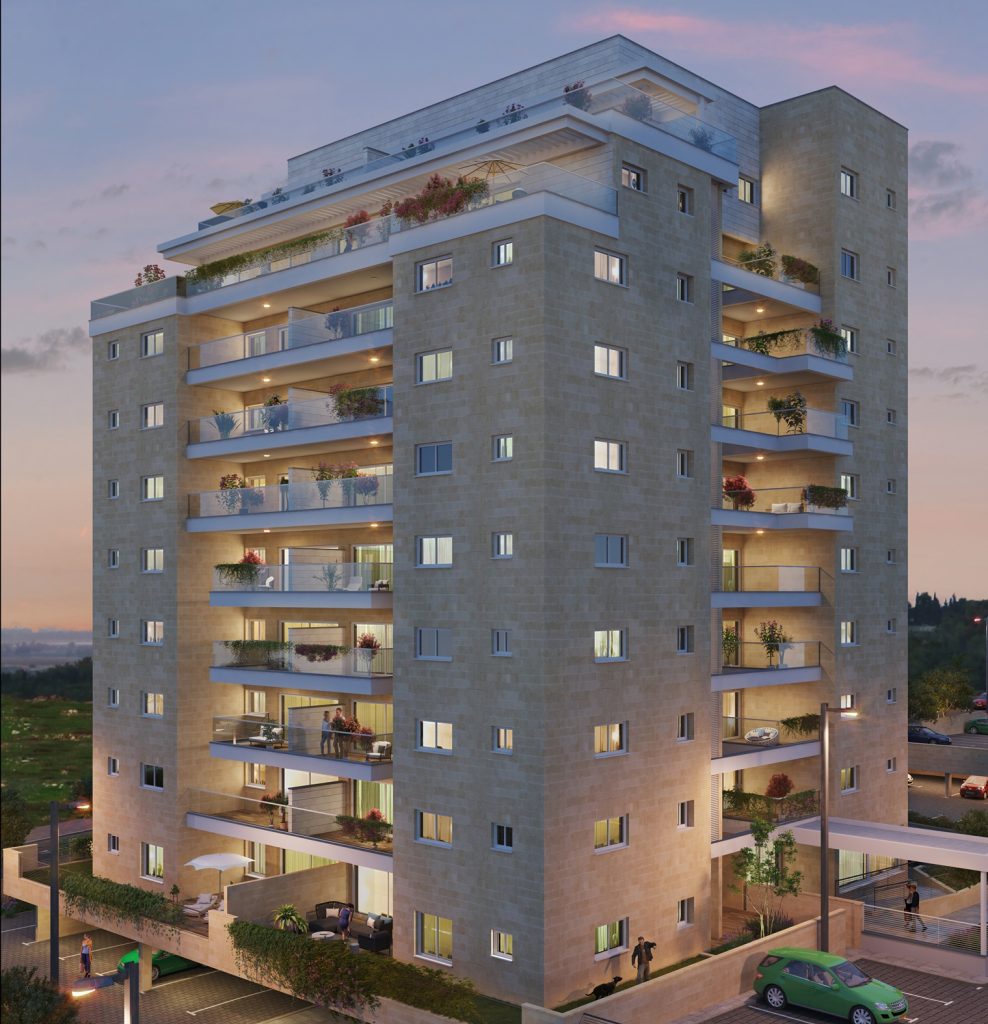 סטודיו VIEW POINT; בתמונה - בניין פלקס בפרויקט גבעת אלונים של שרביב