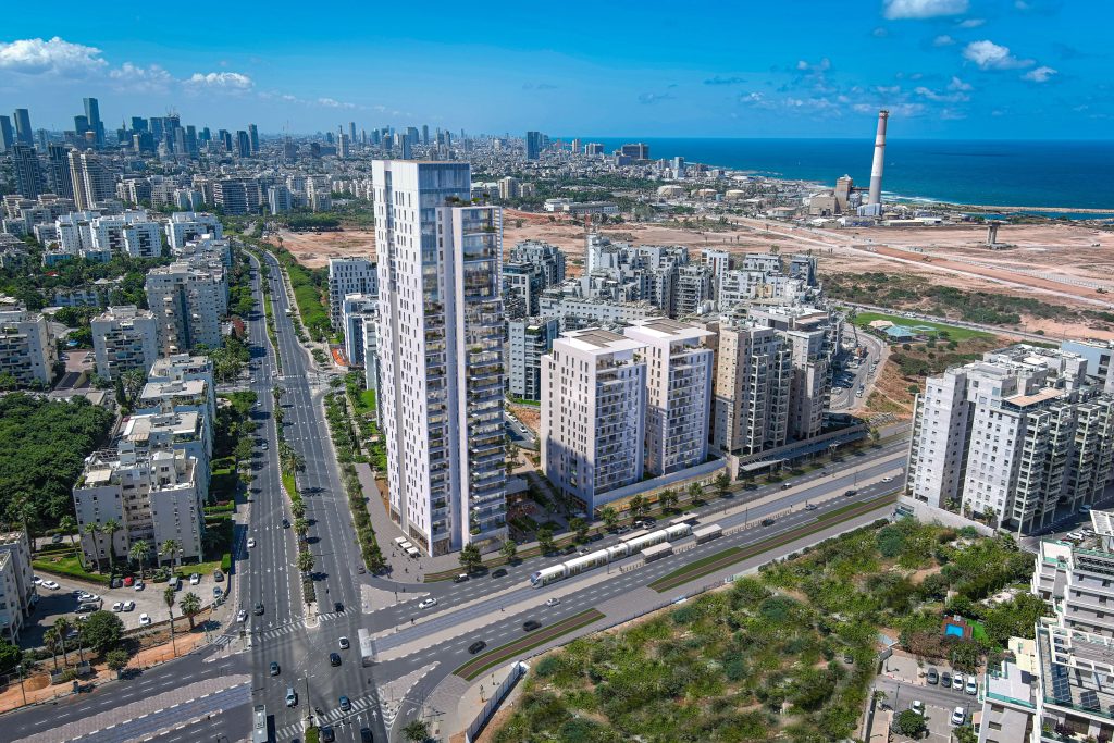 סטודיו VIEWPOINT; בתמונה - הדמיית איינשטיין 33, תל אביב