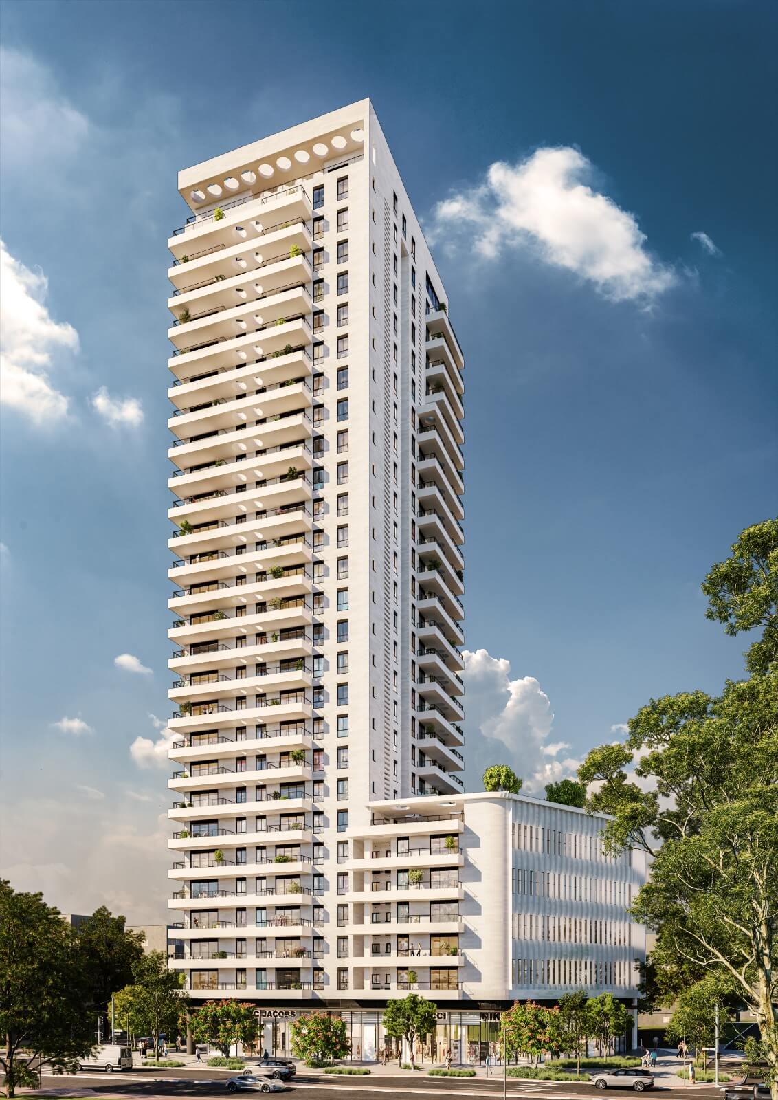 הדמיית פרויקט חנקין הכשרת הישוב התחדשות עירונית קרדיט: 3ddesign