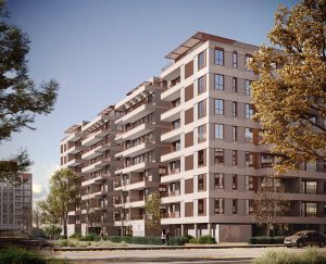 הדמיית פרויקט נחל עוז תל אביב הכשרה התחדשות. קרדיט: אתגר נול אדריכלים