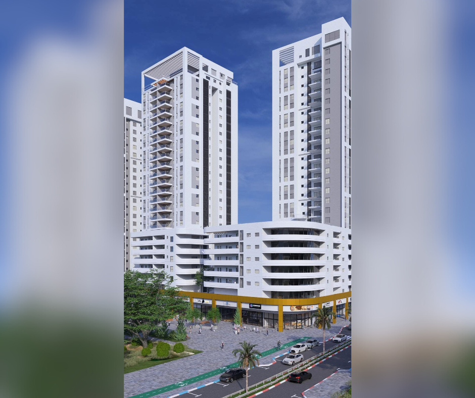 פרויקט פינוי בינוי בשכונת נוה דוד בחיפה של קבוצת משרד האדריכלים מנספלד קהת. -נתיב קרדיט