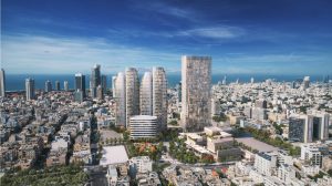 סטודיו 3dvision 1; בתמונה - מתחם מגורים תעסוקה מסחר ובית הבאר בתחנה המרכזית הישנה של לוינשטין ושיכון ובינוי