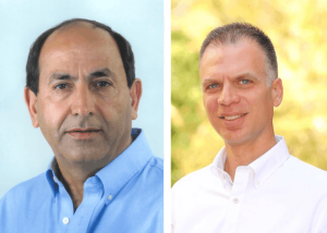 רמי לוי, שיווק השקמה; בתמונה - מוטי חזן, מנכ''ל רמי לוי שיווק השקמה נדל''ן ורמי לוי, יו"ר רמי לוי נדל"ן