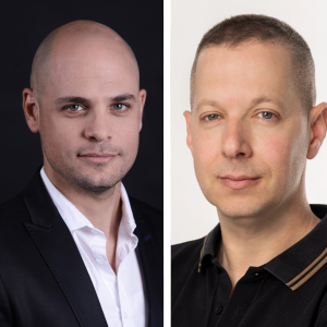 אמיר יניב ודייב לובצקי, מנכל IBI בית השקעות. צילום: אלדד רפאלי/ אייל טואג