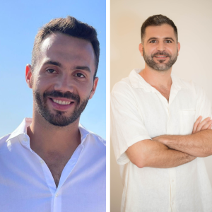 אוהד דיין ואלמוגים; בתמונה: בן בר משיח, סמנכ''ל תכנון אלמוגים התחדשות עירונית ושי זוזל, סמנכ''ל אסטרטגיה ומימון.