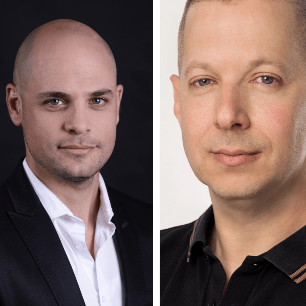 אלדד רפאלי, אייל טואג; בתמונה - אמיר יניב, מנכ"ל אלקטרה נדל"ן ודייב לובצקי, מנכ"ל IBI בית השקעות