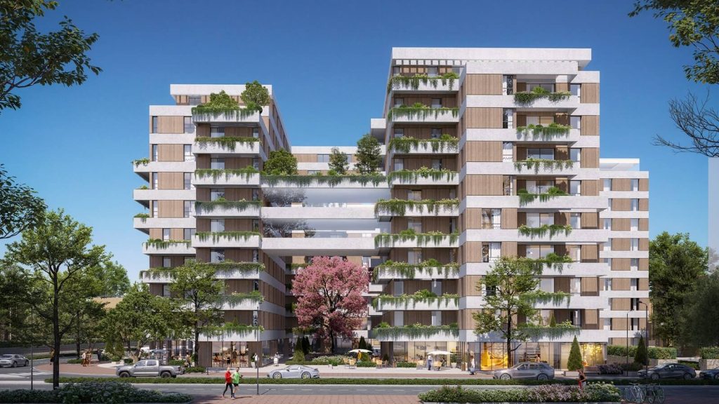 זיתוני הדמיות; בתמונה - פינוי בינוי רחובות, תכנון - פיק אדריכלים