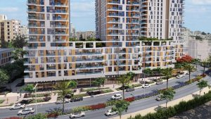 אורבך הלוי אדריכלים; בתמונה - פינוי בינוי של קבוצת עמים בפתח תקווה