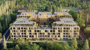 סטודיו render; בתמונה - פרויקט ZION EMBASSY בטביליסי