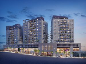 סטודיו טוטם הדמיות; בתמונה - פרויקט המגורים של בית ירושלמי.