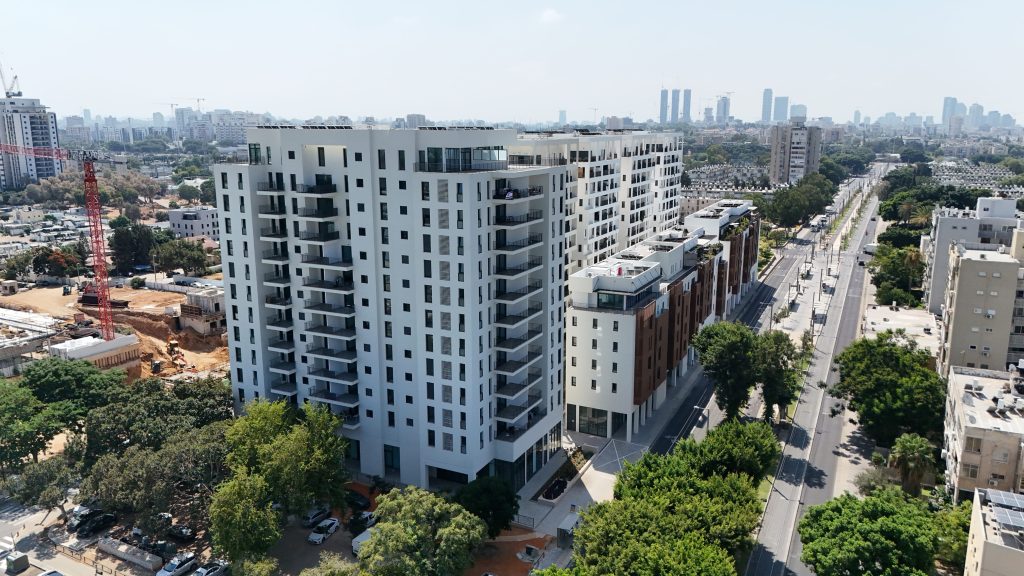 ניב מדידות; בתמונה - פרויקט שד' ירושלים ביפו של מגוריט