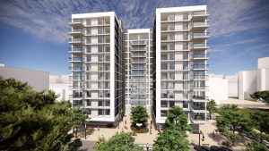 אלכס לובימוב; בתמונה - רעננה פינוי בינוי במתחם חפץ חיים החייל